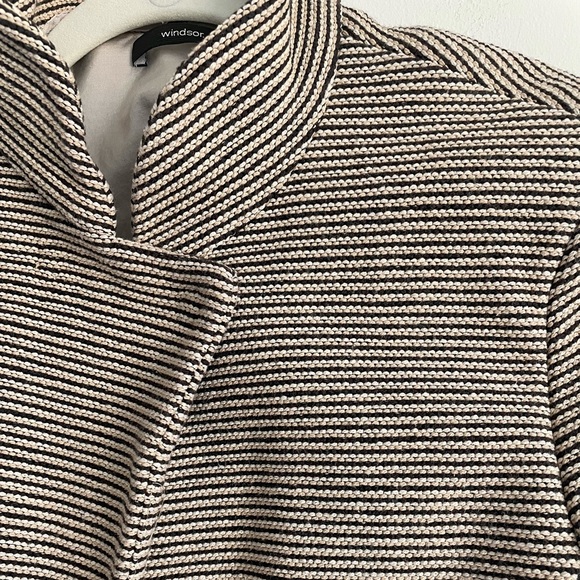 Cream Open Front Tweed Blazer - Picture 5 of 5